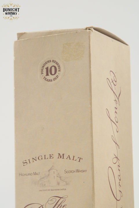 Balvenie - 10 Years Old - Founder's Reserve - Cognac Bottle 1990's + Miniature