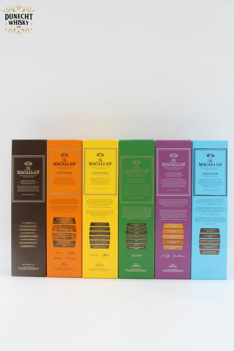 Macallan - Edition 1,2,3,4,5 & 6