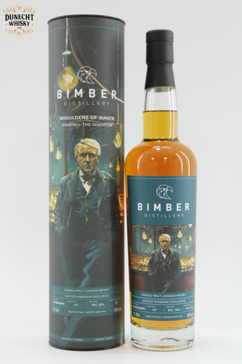 Bimber - Ex-Bourbon Cask (Single Cask #337) Shoulders of Giants (Edison - The Inventor)