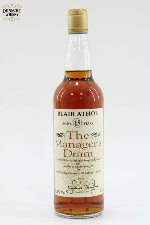 Blair Athol - 15 Years Old - Manager's Dram 1996