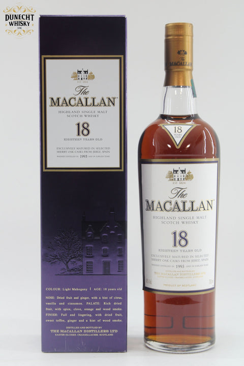 Macallan - 18 Years Old - 1993
