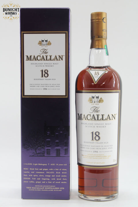 Macallan - 18 Years Old - 1994
