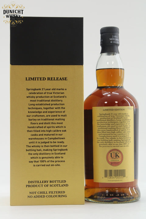 Springbank - 21 Year Old - 2025 Release