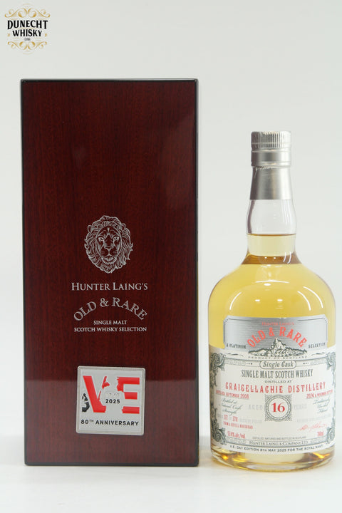Craigellachie - 16 Years Old - 2008 Hunter Laing Old & Rare Platinum - VE Day 80th Anniversary