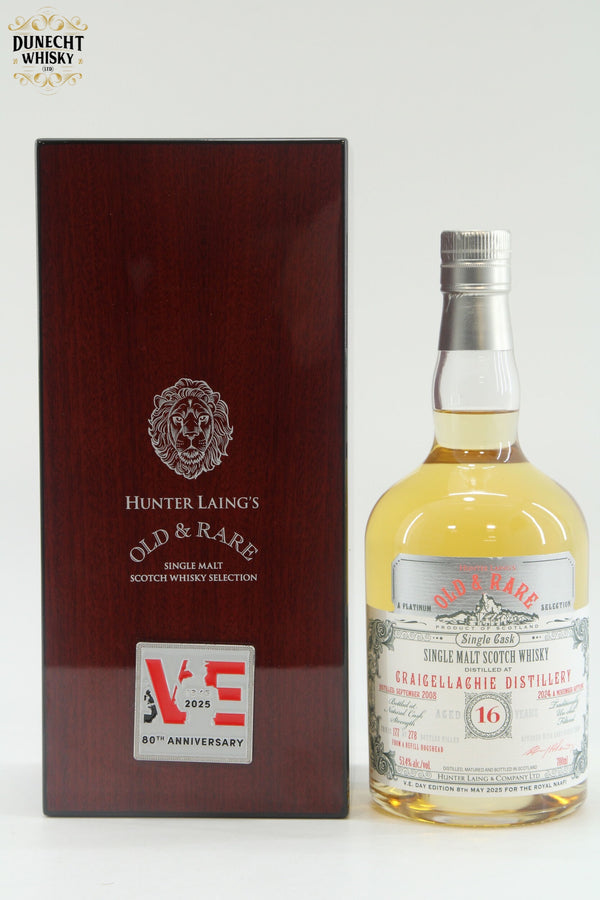 Craigellachie - 16 Years Old - 2008 Hunter Laing Old & Rare Platinum - VE Day 80th Anniversary