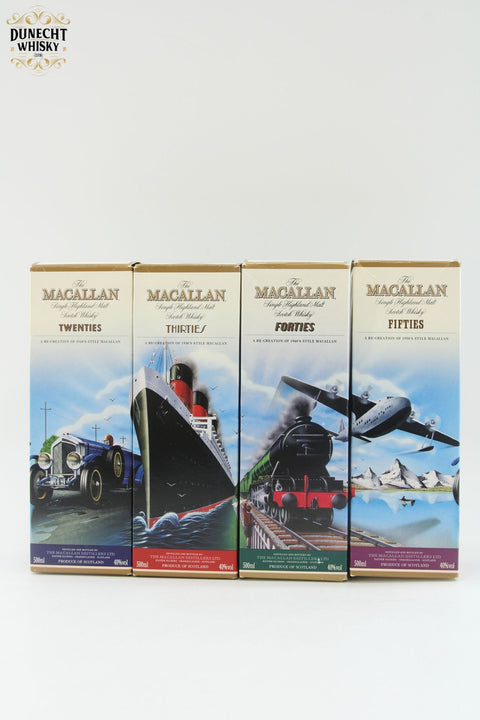Macallan - Travel Decades Collection - 4 x 50cl