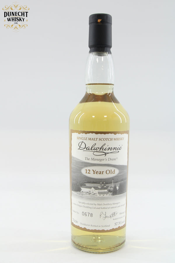 Dalwhinnie - 12 Years Old - Manager's Dram 2009