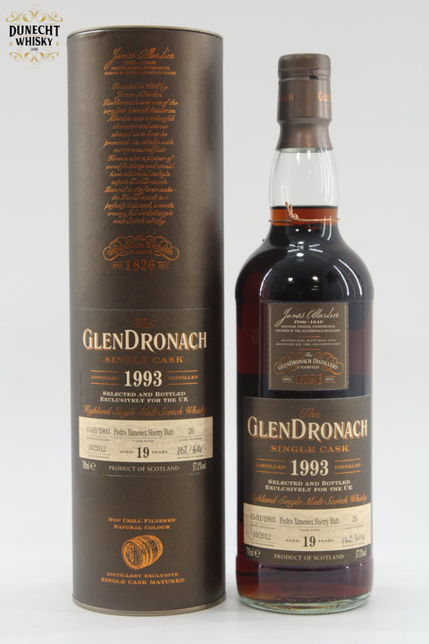 GlenDronach 1993 19 Year Old Single Cask #26