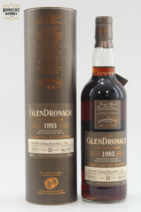 GlenDronach 1993 23 Year Old Single Cask #564