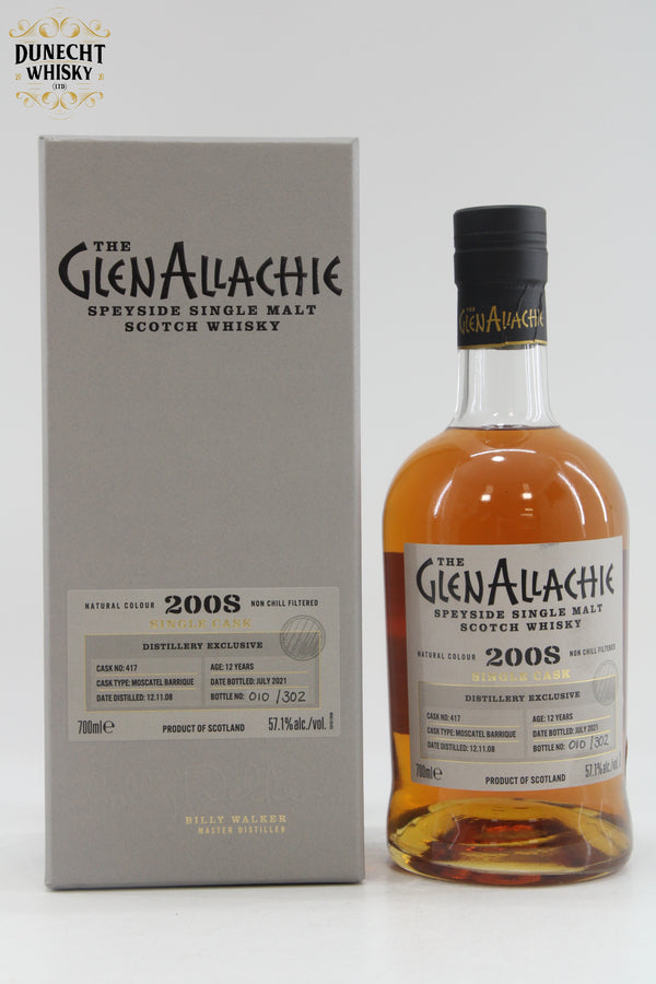 Glenallachie - 12 Years Old - 2008 Single Moscatel Barrique Cask #417