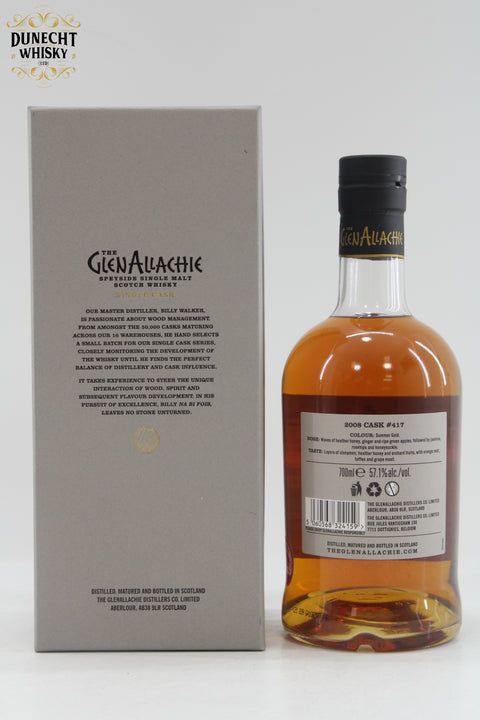 Glenallachie - 12 Years Old - 2008 Single Moscatel Barrique Cask #417