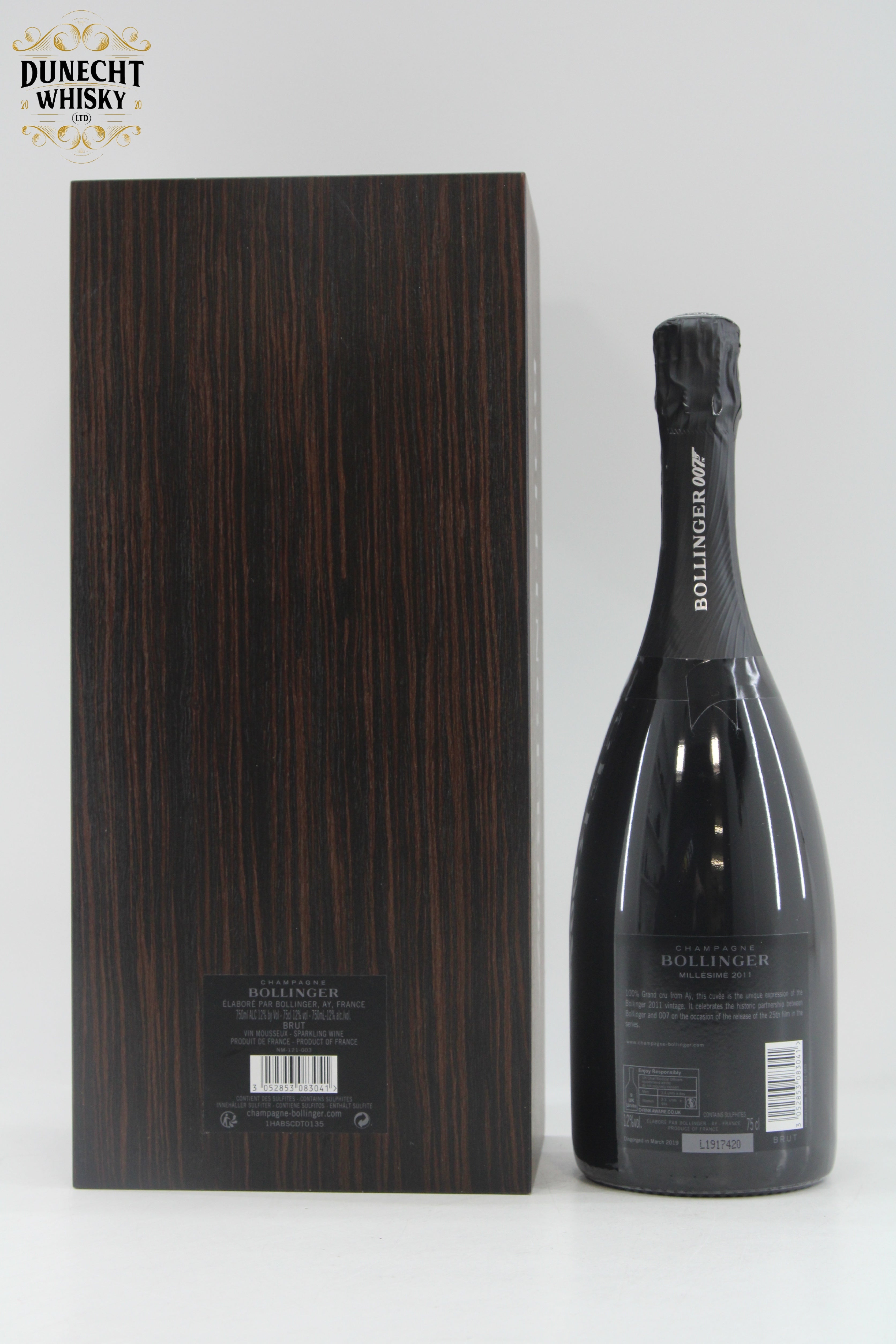 Bollinger 2011 Champagne - 007 Limited Edition - Celebrating The