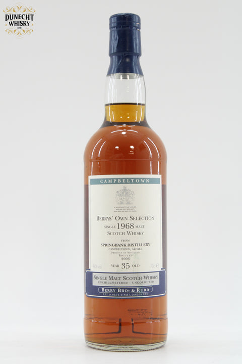 Springbank - 35 Year Old 1968 Berry Bro's 2003