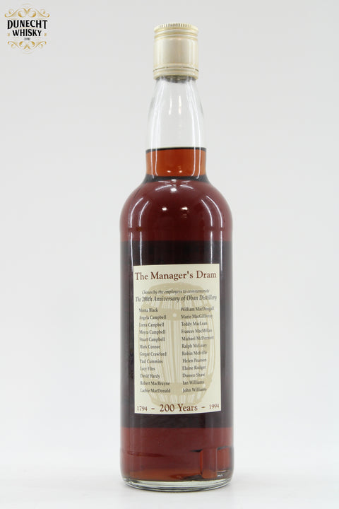 Oban - 16 Years Old (Manager's Dram, 200th Anniversary)