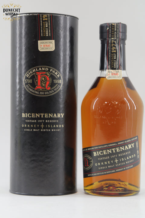 Highland Park - 21 Year Old Bicentenary (1977)