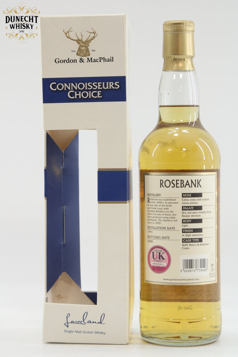 Rosebank - 1991 (Gordon & MacPhail) Connoisseurs Choice