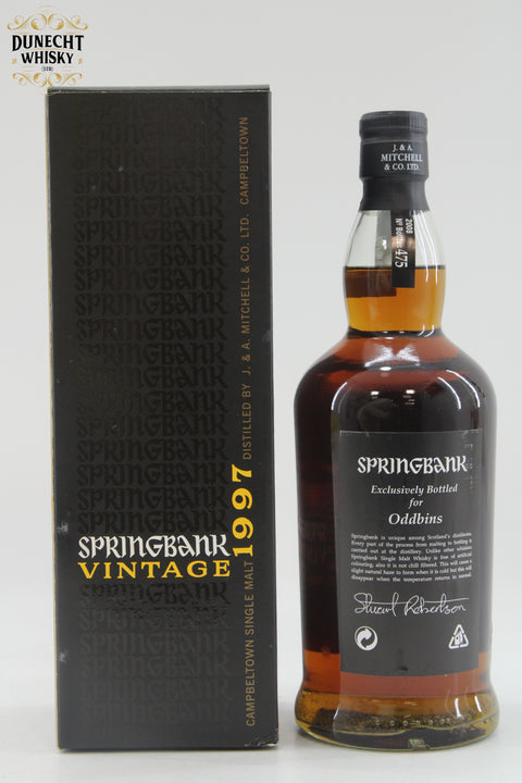 Springbank Vintage 1997 #789 - Oddbins Exclusive