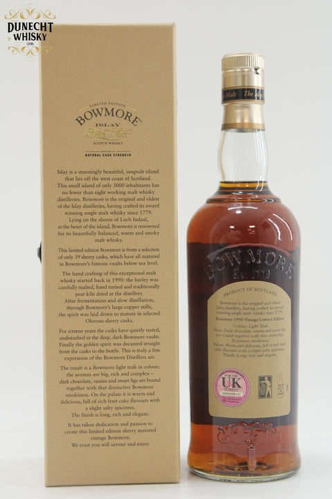 Bowmore 1990 Sherry Matured 16 Year Old