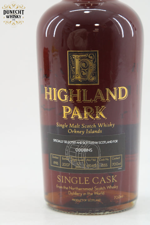 Highland Park 1995 Single Cask 12 Year Old #1555 / Oddbins
