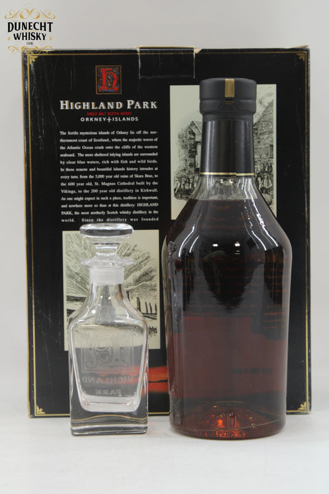 Highland Park 12 Year Old Limited Edition Crystal Decanter 1990s