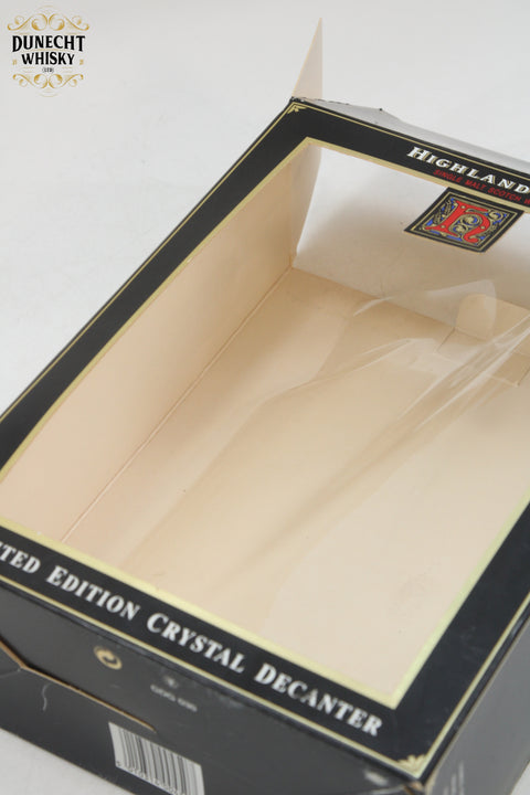 Highland Park 12 Year Old Limited Edition Crystal Decanter 1990s