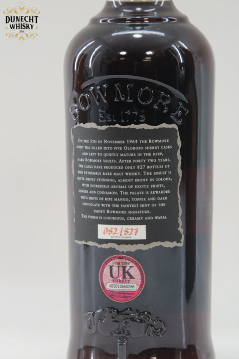 Bowmore 42 Year Old 1964 Black Bowmore