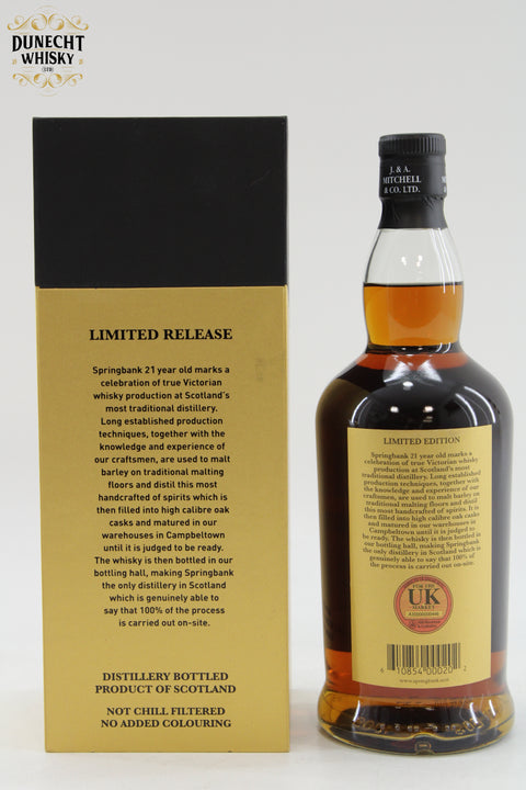 Springbank - 21 Year Old - 2024 Release