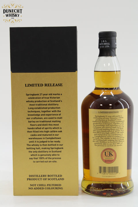 Springbank - 21 Years Old - 2023 Release