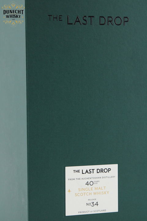 Auchentoshan - 40 Years Old - The Last Drop Release No.34 + Matching Mini 5cl