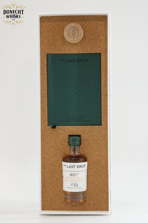 Auchentoshan - 40 Years Old - The Last Drop Release No.34 + Matching Mini 5cl