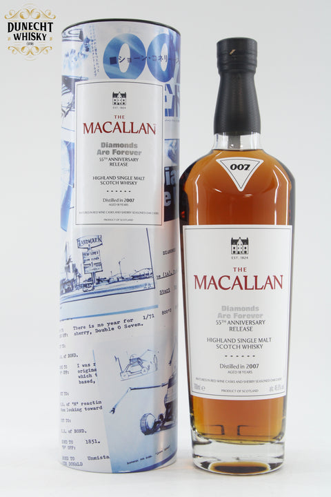Macallan 18 Years Old James Bond Diamonds Are Forever 55th Anniversary Release