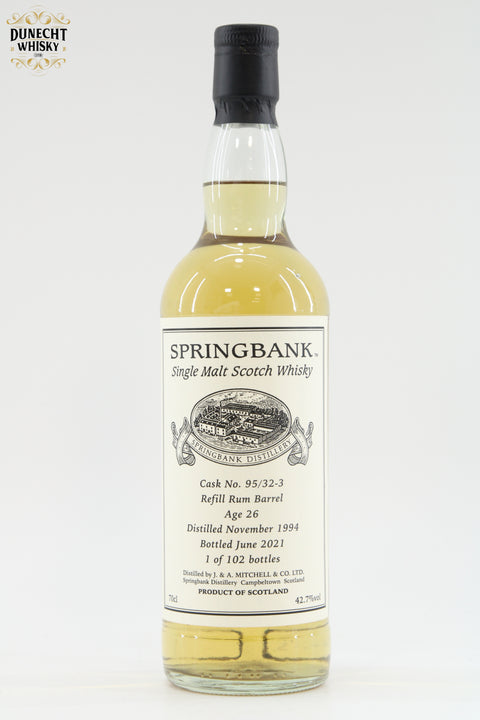 Springbank 1994 26 Year Old Private Cask #95/32-3