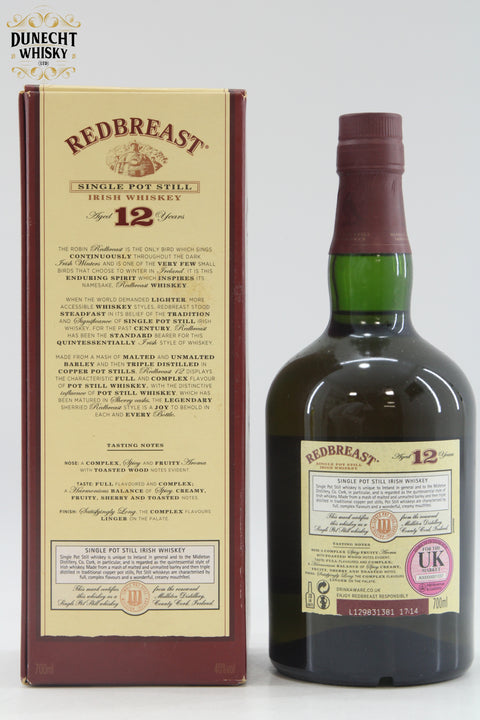 Redbreast - 12 Years Old - Single Pot Still