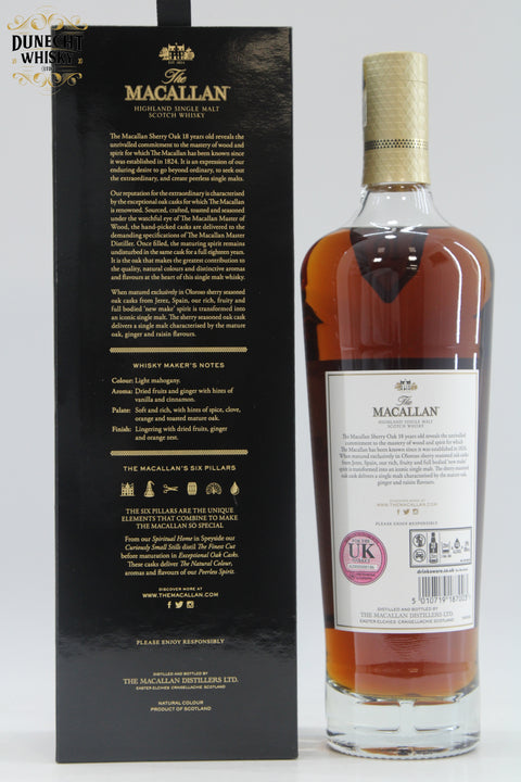 Macallan - 18 Years Old - Sherry Oak - 2018 Release