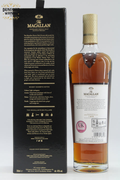 Macallan - 18 Years Old - Sherry Oak - 2021 Release