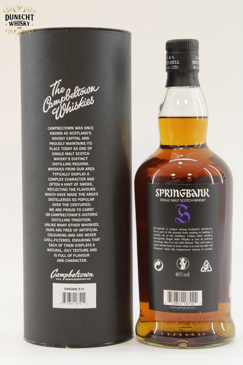 Springbank - 18 Years Old 2021 Release