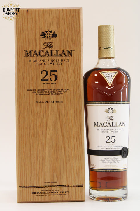 Macallan 25 Year Old Sherry Oak 2023 Release