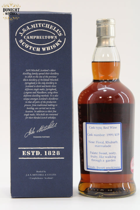 Springbank 1999 ODD Cask #134 / Red Wine