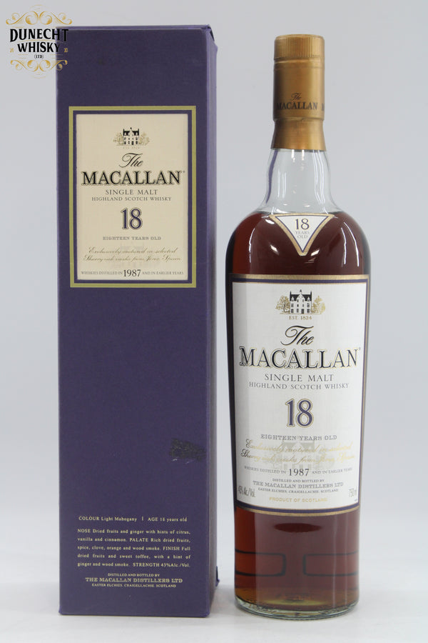 Macallan - 18 Years Old - 1987