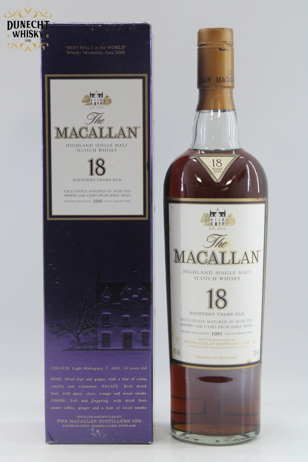 Macallan - 18 Years Old - 1989
