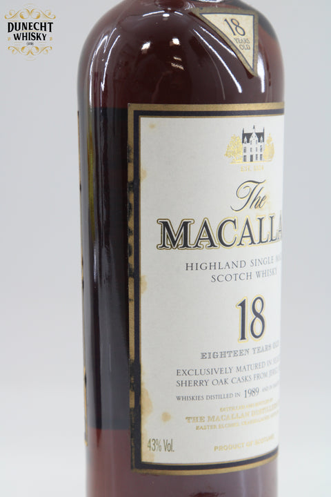 Macallan - 18 Years Old - 1989