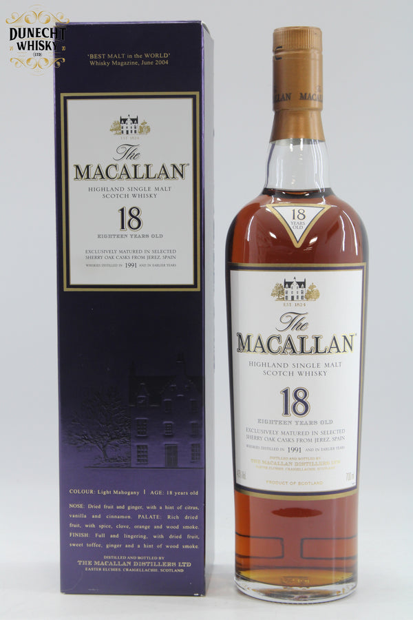 Macallan - 18 Years Old - 1991