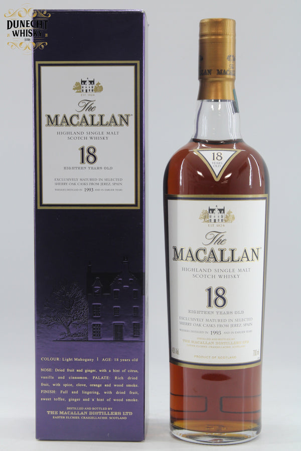 Macallan - 18 Years Old - 1993