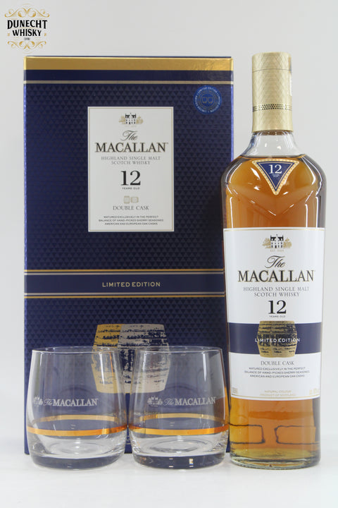 Macallan - 12 Year Old -  Double Cask Limited Edition - Glasses Gift Pack