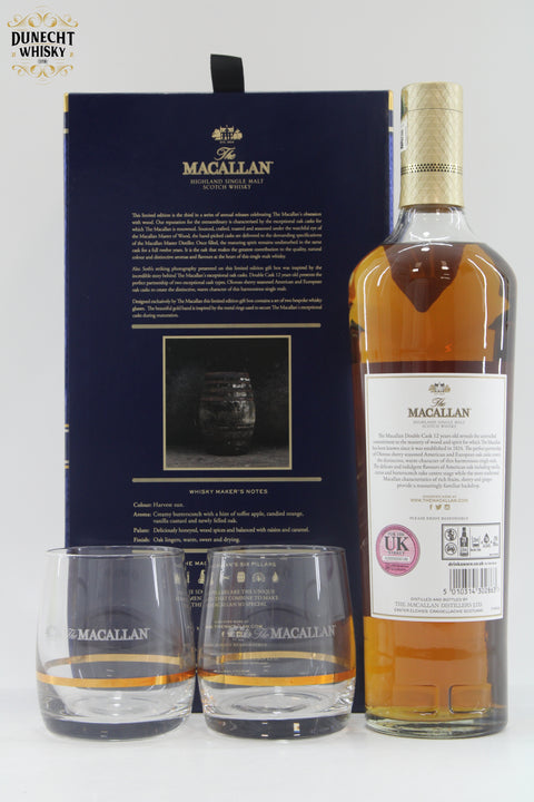 Macallan - 12 Year Old -  Double Cask Limited Edition - Glasses Gift Pack