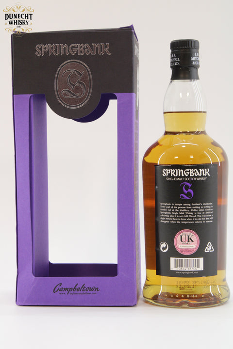 Springbank 18 Year Old 2019 Release