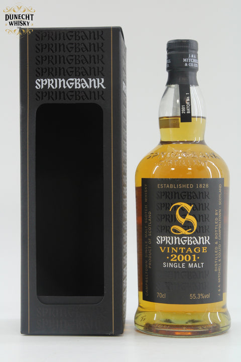 Springbank - Vintage 2001 (Batch 1)