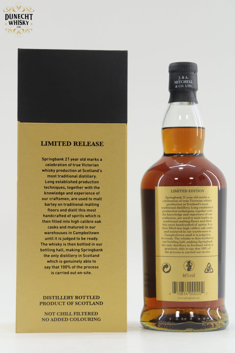 Springbank - 21 Years Old - 2025 Release