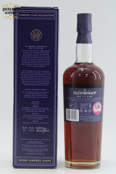 Glendronach - Ode To The Dark (Pedro Ximenez Sherry Cask)