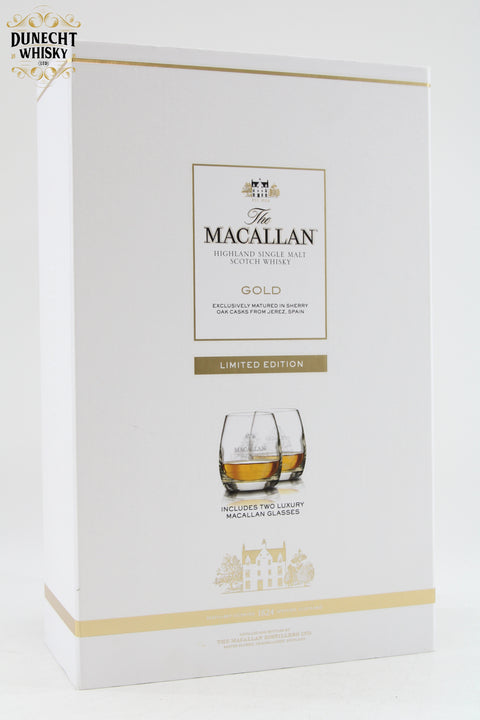 Macallan - Gold - Limited Edition & 2 Glasses
